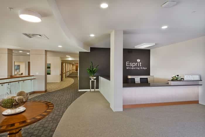 Paradigm Senior Living | Esprit Whispering Ridge lobby