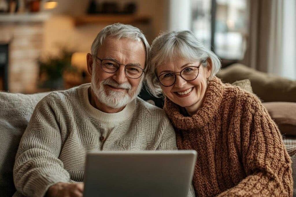 Paradigm | Senior Couple Researching On A Laptop